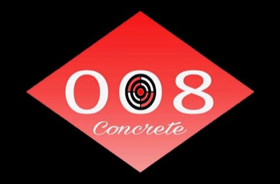 008 Concrete logo — red diamond mark